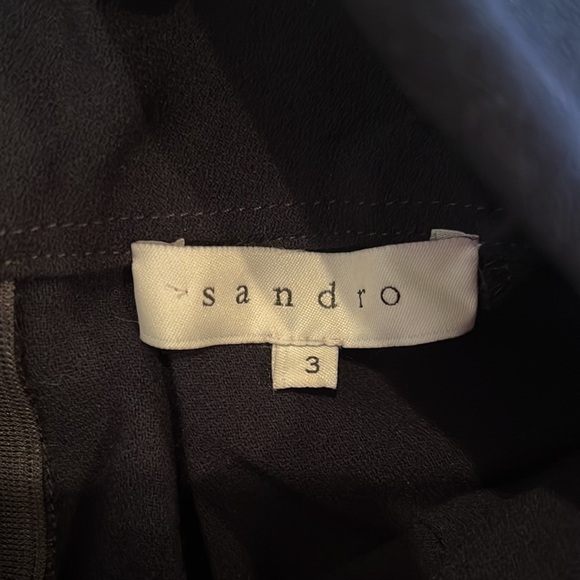 Sandro Woman’s Blue Dress Size 3/ Large - Picture 6 of 7